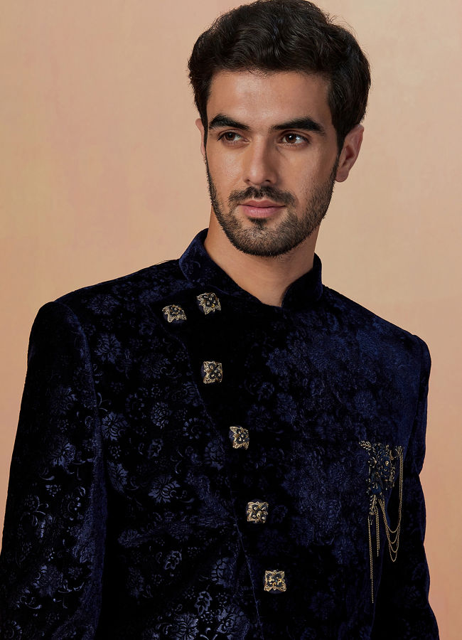 Manyavar blazer sale collection